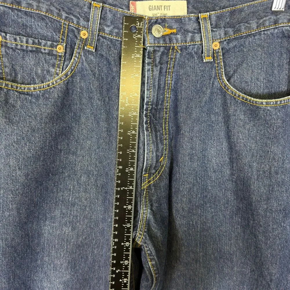 Levi's 599 Giant Fit Men's Jeans Size 31x30(34x29) Baggy Wide Leg Y2K Skater Y2K